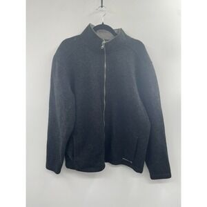 Merrell Opti-Shell Full-Zip Jacket Men's XL Dark Gray Long Sleeve Winter Outdoor